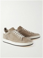 Officine Creative - Magic 002 Leather-Trimmed Nubuck Sneakers - Brown