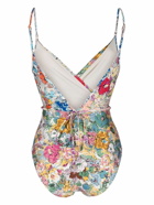 ZIMMERMANN - Printed Wrap One Piece Swimsuit