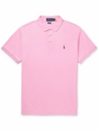 Polo Ralph Lauren - Logo-Embroidered Cotton-Jersey Polo Shirt - Pink