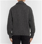 Berluti - Shawl-Collar Cashmere and Mohair-Blend Sweater - Men - Gray