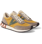 visvim - Attica Suede-Trimmed Nylon Sneakers - Yellow