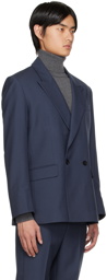 Ernest W. Baker SSENSE Exclusive Navy Double-Breasted Blazer