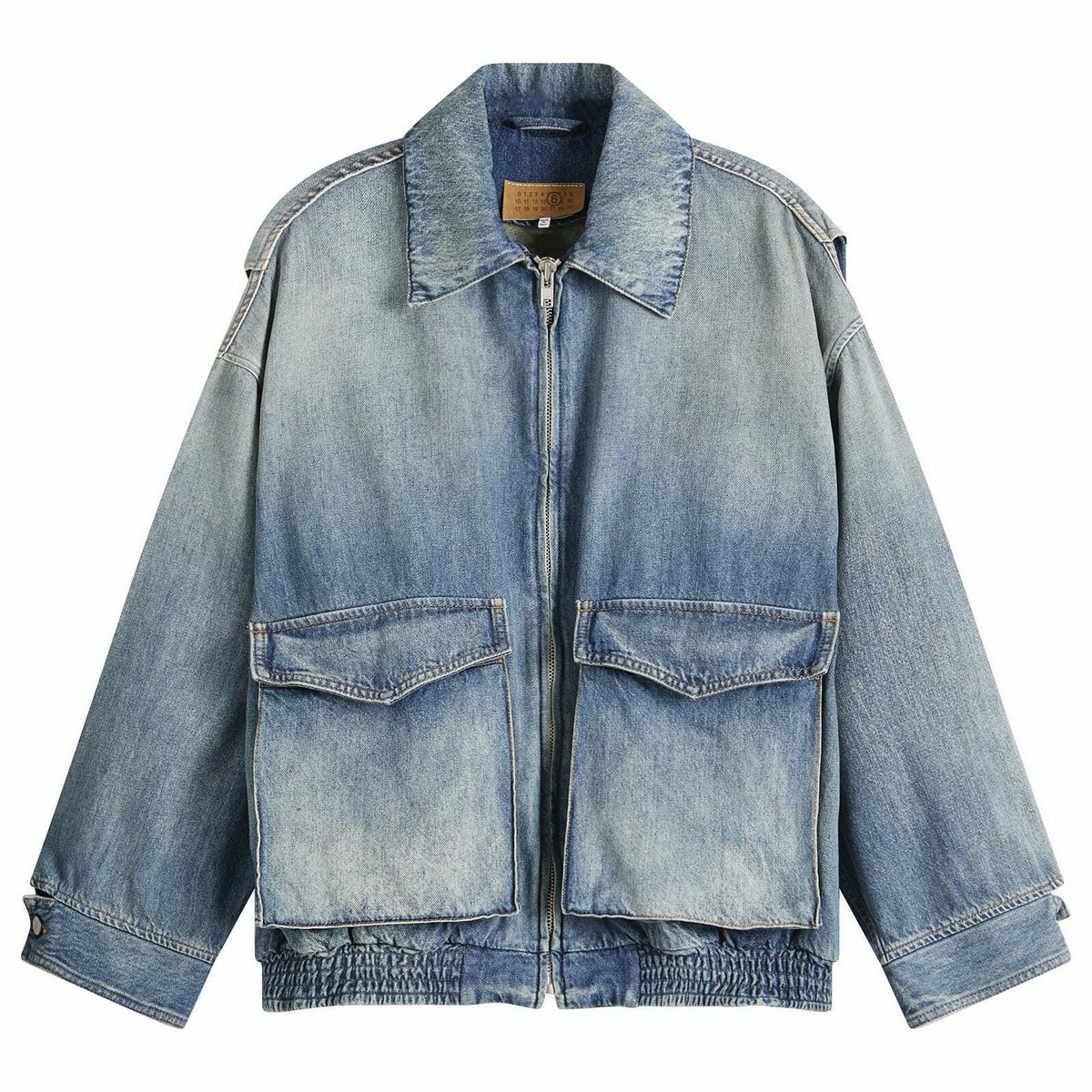 MM6 Maison Margiela Off-White Inside-Out Coat MM6 Maison Margiela