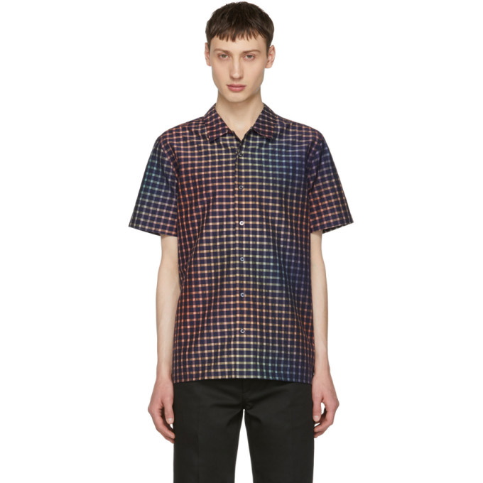 Photo: PS by Paul Smith Purple Gingham Shirt