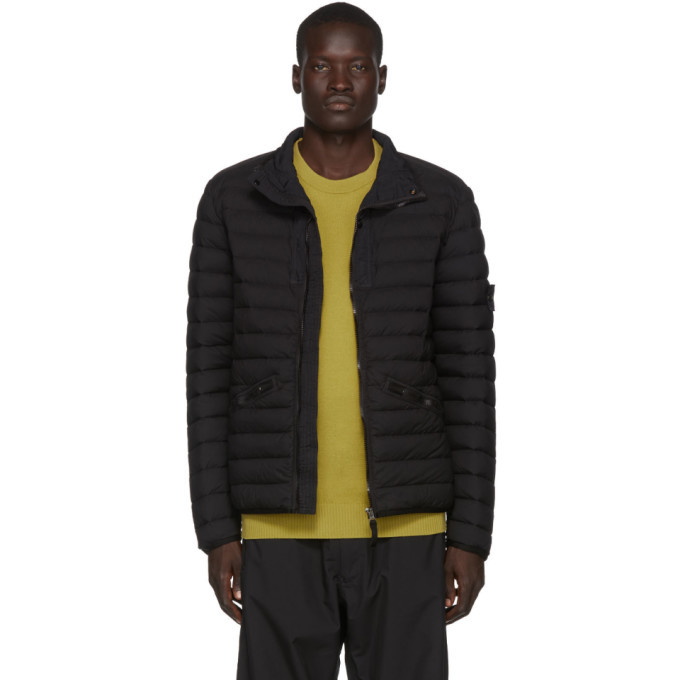 Photo: Stone Island Black Real Down Puffer Jacket