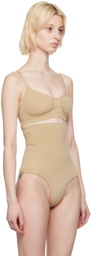 SKIMS Beige Seamless Sculpt Bralette