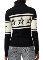Perfect Moment Chopper Roll-neck Merino Wool Sweater Black