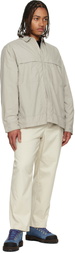 nanamica Beige Insulation Shirt Jacket