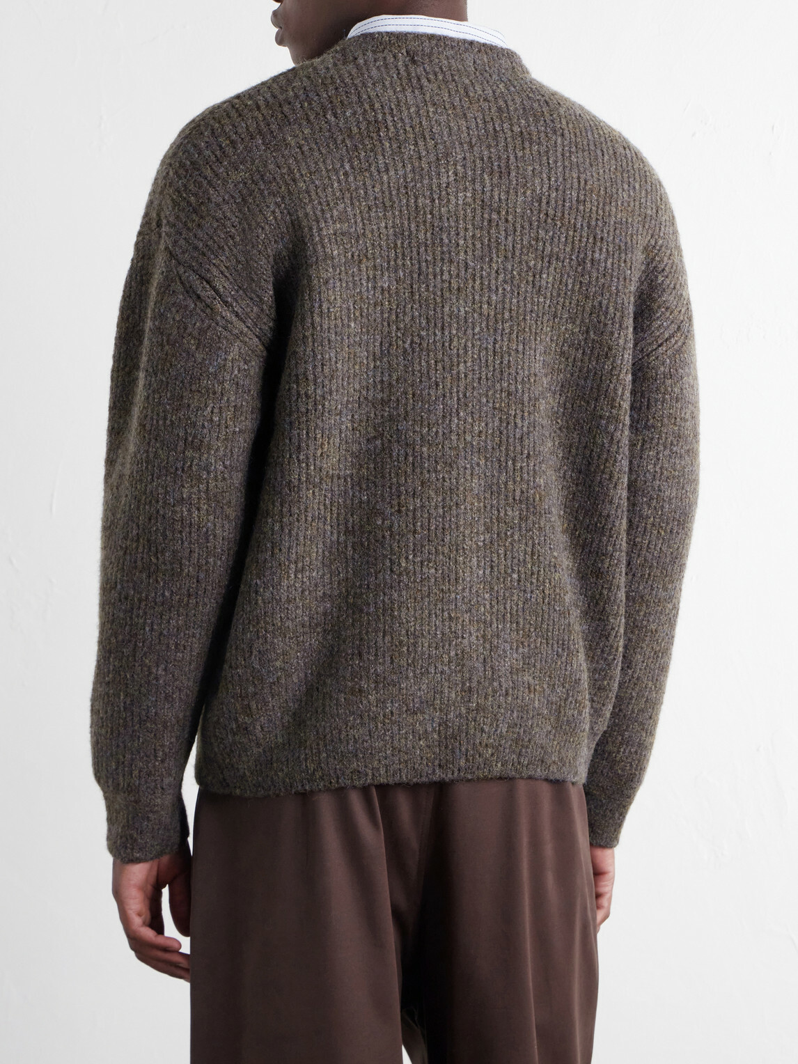 FrizmWORKS - Knitted Cardigan - Brown