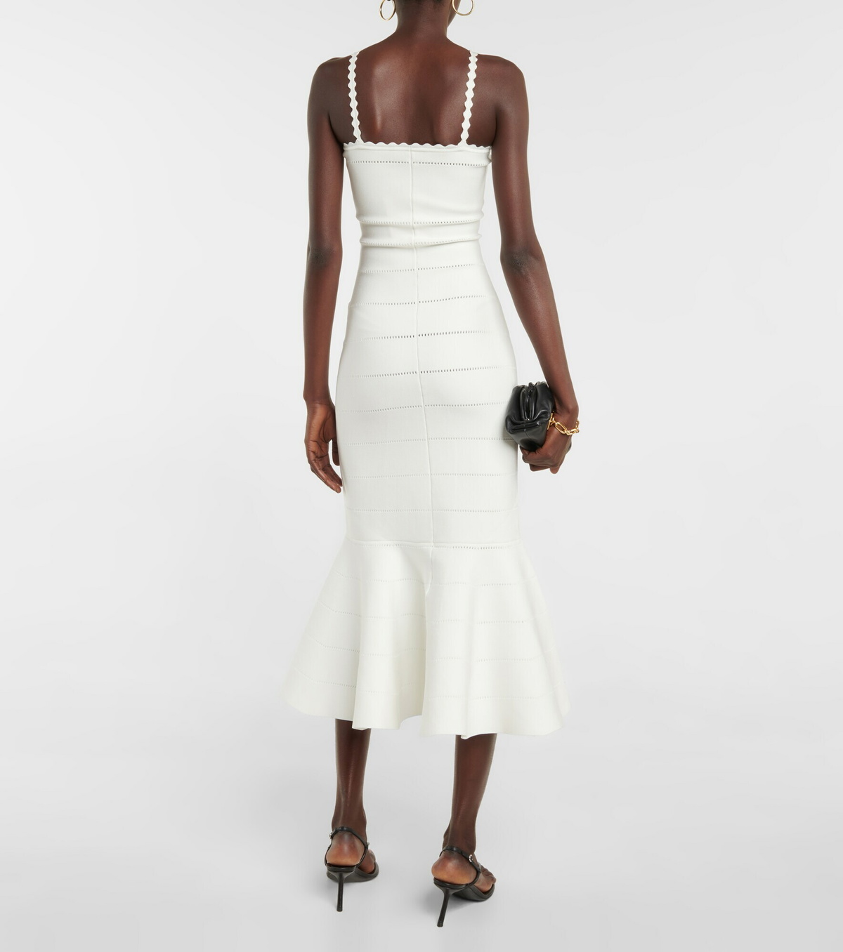 Victoria Beckham - Openwork knit midi dress Victoria Beckham