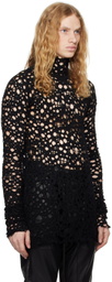 Julius Black Ruptured Turtleneck
