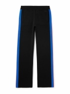 Wales Bonner - Tide Straight-Leg Striped Knitted Track Pants - Black