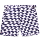 Orlebar Brown - Boys Ages 4 - 12 Russell Aruba Printed Swim Shorts - Men - Navy