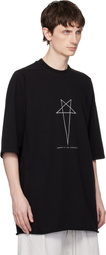 Rick Owens DRKSHDW Black Temple Jumbo S/S T-shirt