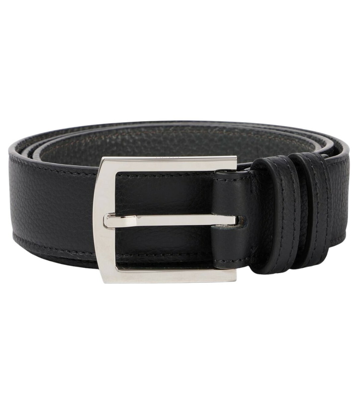 Photo: Kiton Leather belt