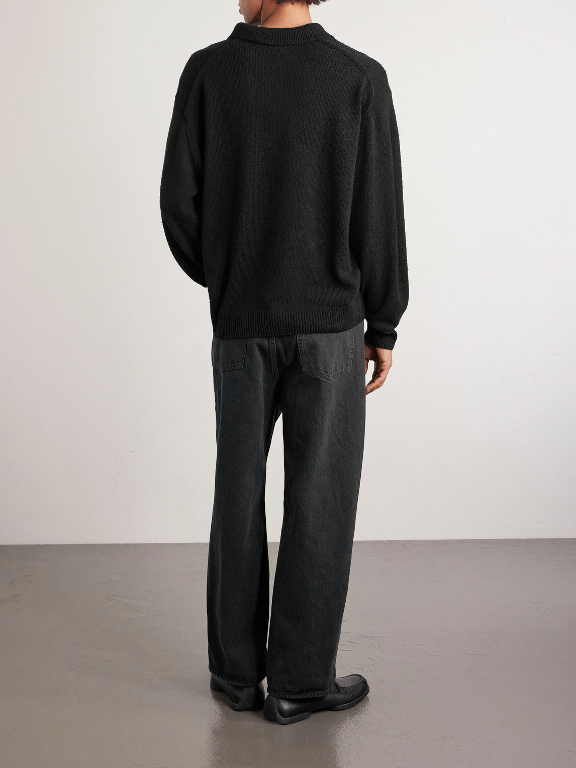A.PRESSE - Straight-Leg Jeans - Black