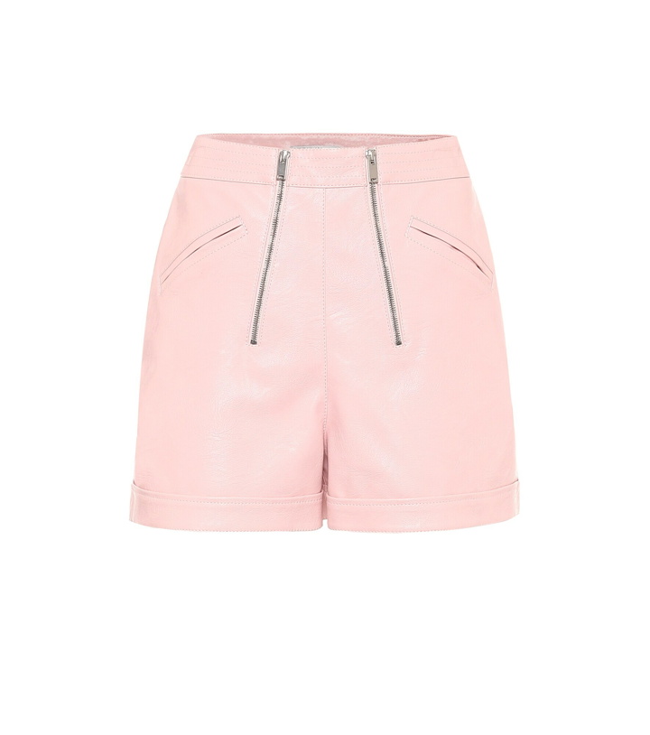 Photo: Stella McCartney - Faux leather shorts