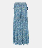 Poupette St Barth Soledad floral wide-leg pants