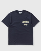 Bstn Brand Signature Stitching Logo Heavyweight Tee Blue - Mens - Shortsleeves