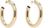 Laura Lombardi Gold Curve Earrings