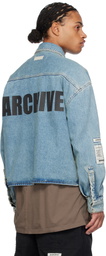 B1ARCHIVE Blue Flap Pocket Denim Shirt