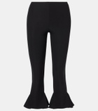Nensi Dojaka Cropped flared capri pants