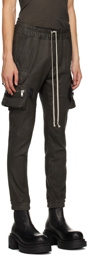 Rick Owens Gray Porterville Leather Pants