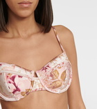 Zimmermann - Rosa balconette bikini top