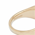 Miansai x Gab Bois Sim Card Signet Ring in Gold