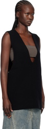 Rick Owens Black Concordians V Tank Top