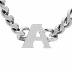 1017 ALYX 9SM Women's Classic Chainlink Charm Necklace in Silver