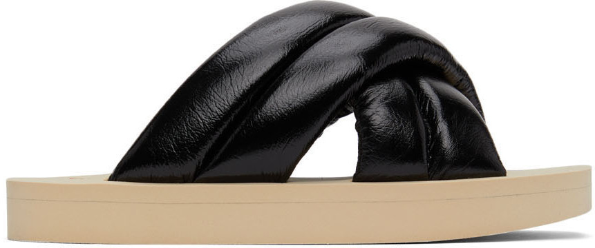 Proenza Schouler Black Padded Float Sandals Proenza Schouler