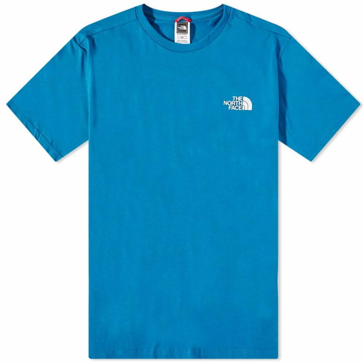 Photo: The North Face Men's Simple Dome T-Shirt in Banff Blue