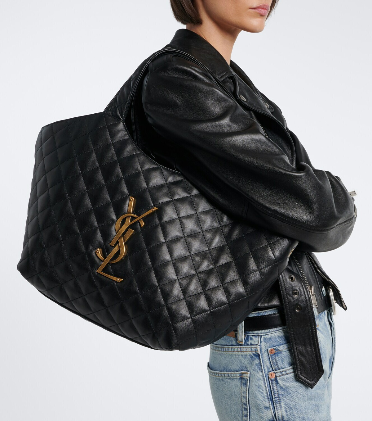 Saint Laurent Icare Medium quilted leather shopper