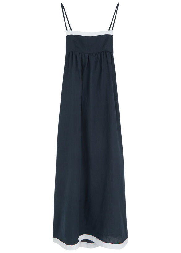 Bec & Bridge Cedar City Satin Maxi Dress Navy BEC + BRIDGE Bec & Bridge Cedar City Satin Maxi Dress Navy BEC + BRIDGE