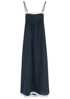 Bec & Bridge Elyce Linen Maxi Dress Navy