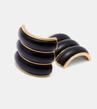 Alaïa Wood clip-on earrings