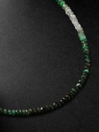 JIA JIA - Arizona Ombré Gold Emerald Necklace