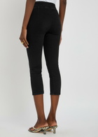 Frame Jetset City Denim Capri Trousers Black