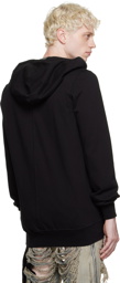 Rick Owens DRKSHDW Black Garment-Dyed Hoodie