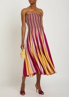 Simkhai Soleil Striped Knit Midi Dress Multicoloured