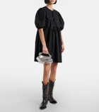 Ganni Mid Shaft embroidered cowboy boots