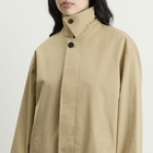 DUNST Women's Refined Mac Coat in Beige
