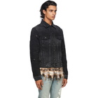 Amiri Black Denim Shotgun Trucker Jacket