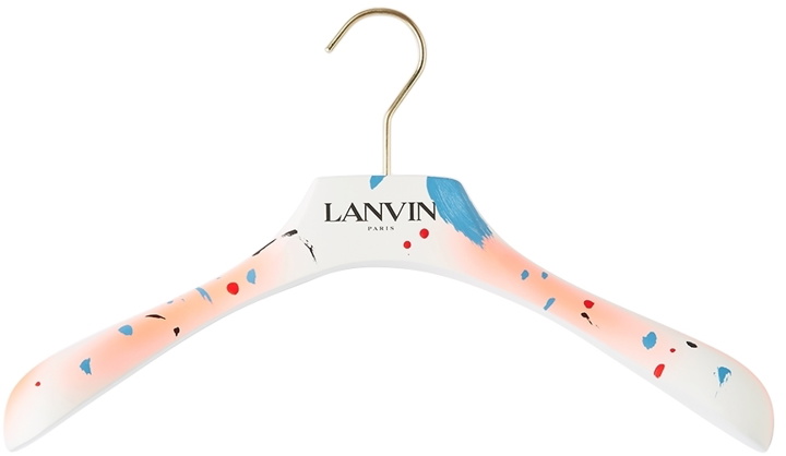 Photo: Lanvin White & Multicolor Gallery Dept. Edition Jacket Hanger