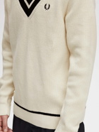 Fred Perry Sweater Beige   Mens