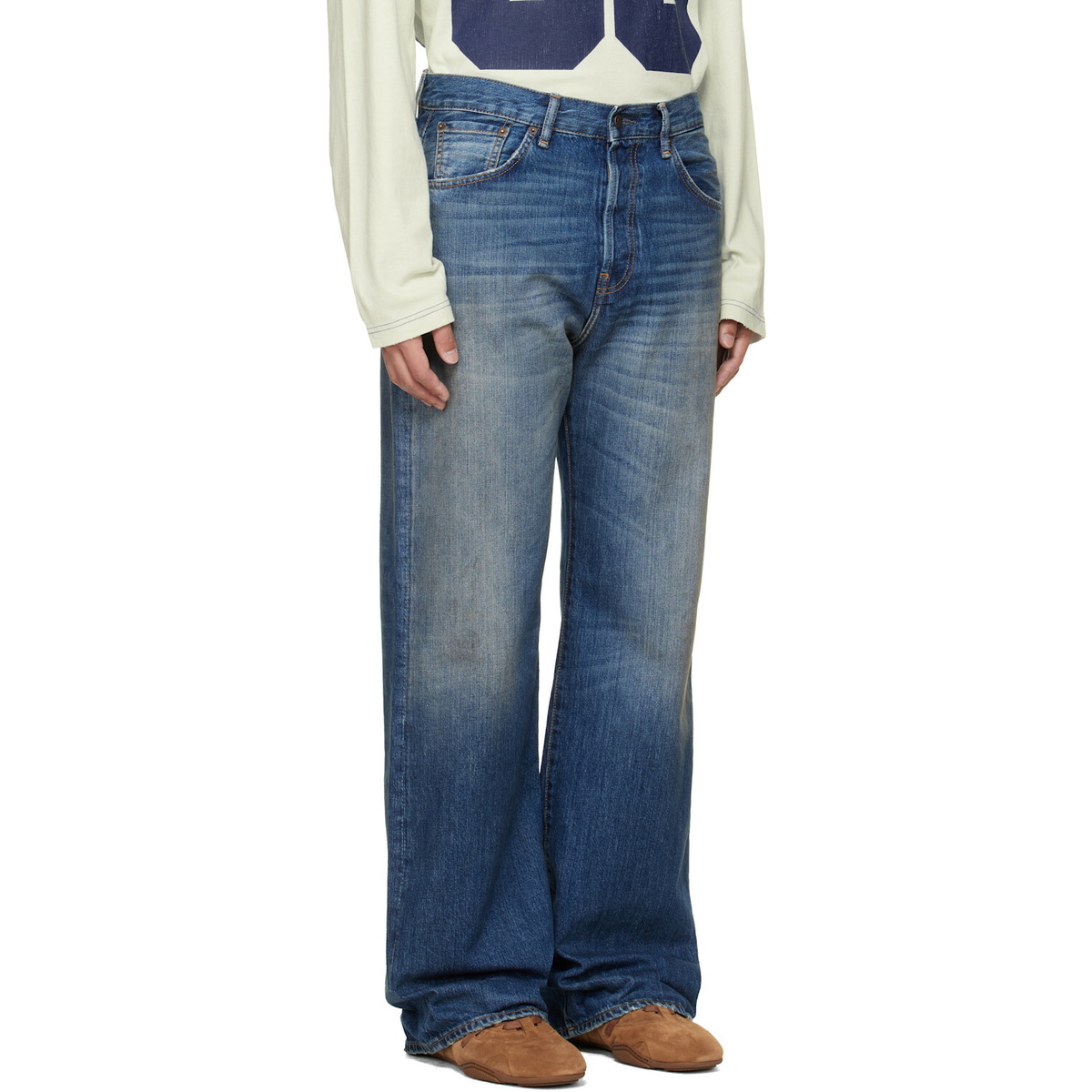 Acne Studios Blue 2021M Bingo Jeans