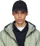 Stone Island Black 9100011 Nylon Metal ECONYL Cap