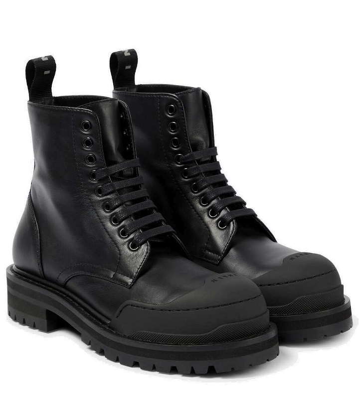 Photo: Marni Dada leather combat boots