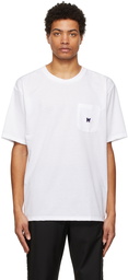 Needles White Crew T-Shirt